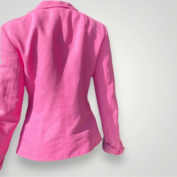 Akris Punto Pink Linen Jacket 🌸 - Picture 6 of 7